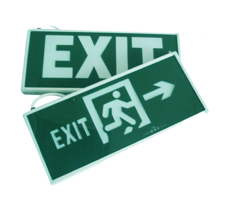 LED Emergency Exit Sign Double-sided