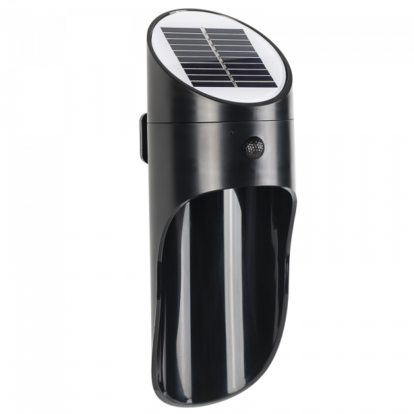 Outdoor Solar LED Sensor Wall Lamp Round