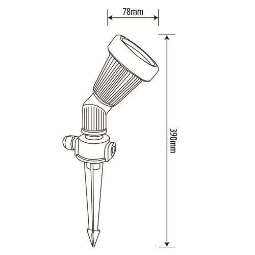 LED Garden Spike - 7W