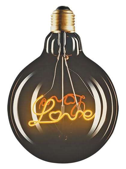 Decorative LED Bulb - Love LED Bulb