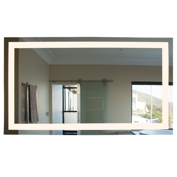 Dimmable Rectangular LED Mirror (Large)