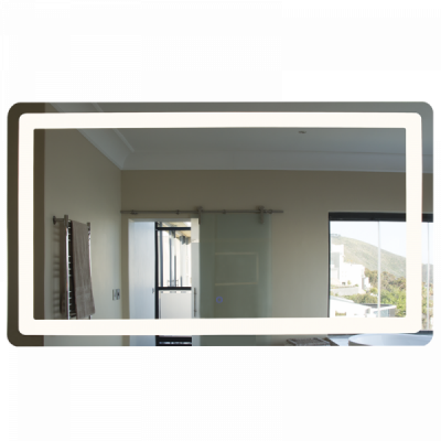 Rectangular LED Mirror with On / Off Mirror Touch Switch