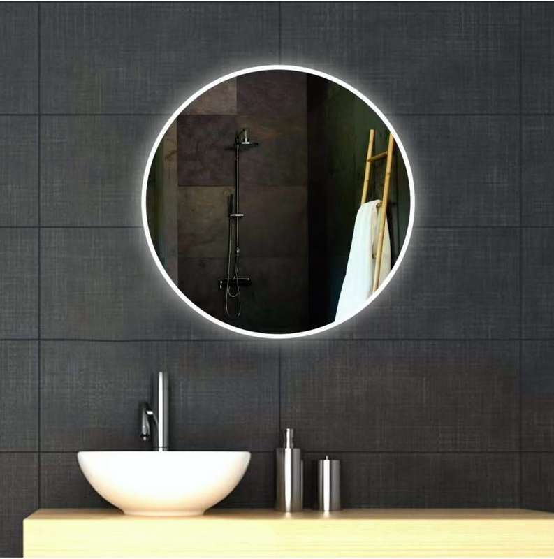 Diva Round Frameless LED Mirror - Dimmable