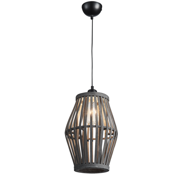 Metal and Rattan Pendant Barca 230mm