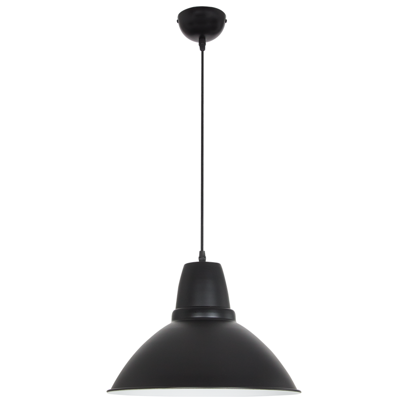 Black Aluminium Pendant 1 Light PEN2324