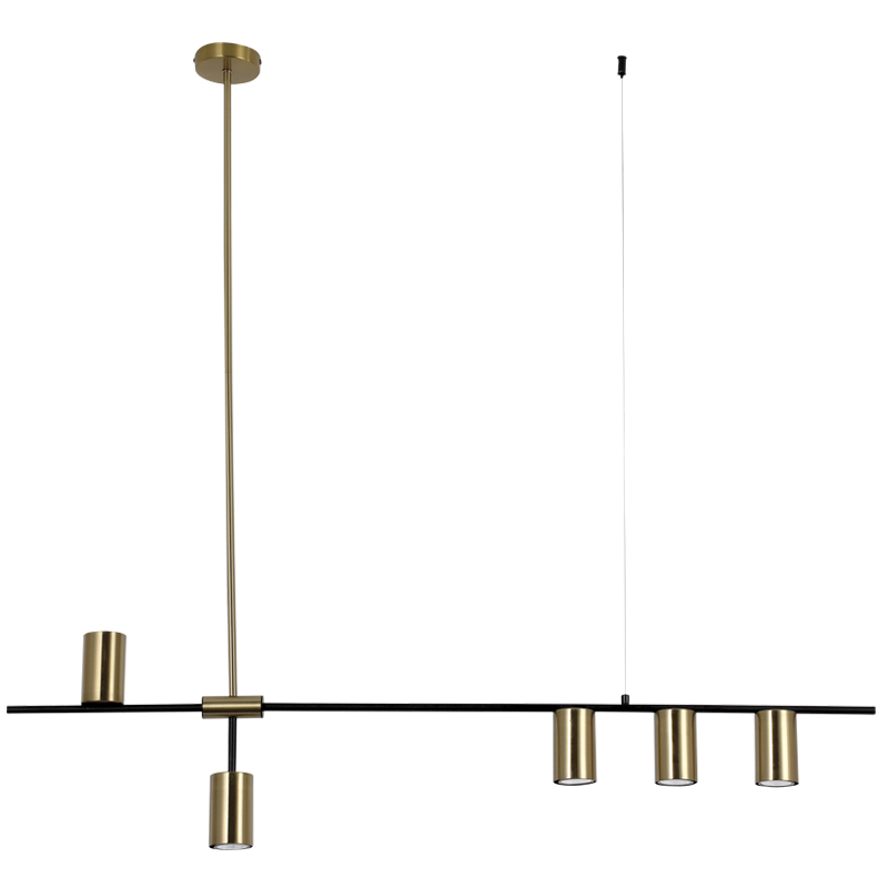 Black and Gold Metal Pendant - PEN460/5