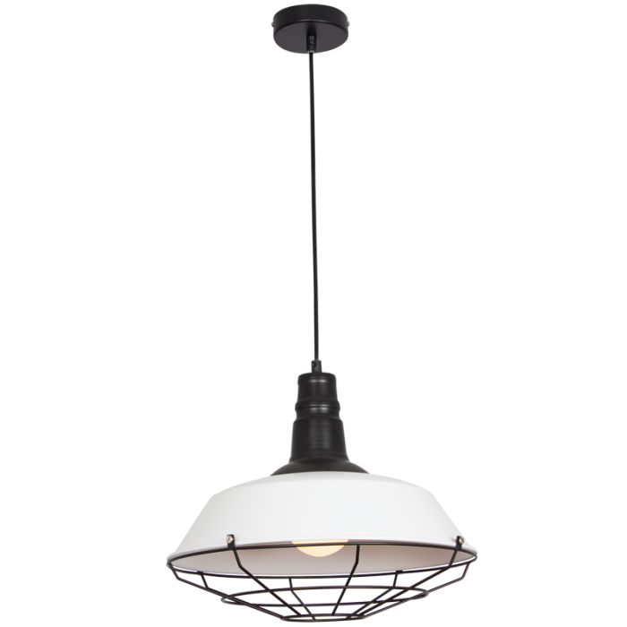 Metal Pendant Black / White