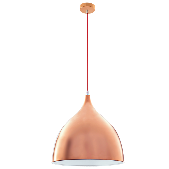 Polished Copper Pendant