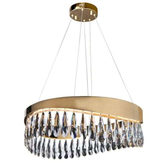 Imperial Round Crystal LED Chandelier