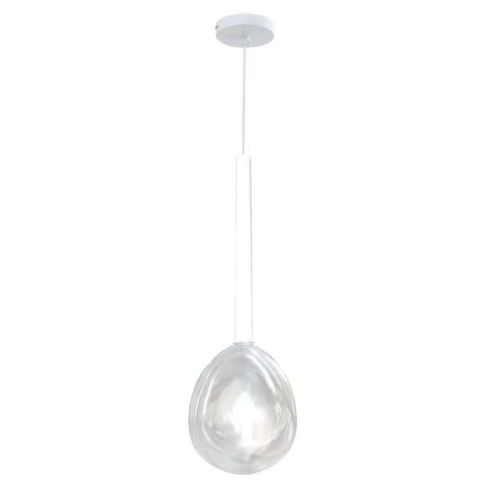White Raindrop LED Pendant