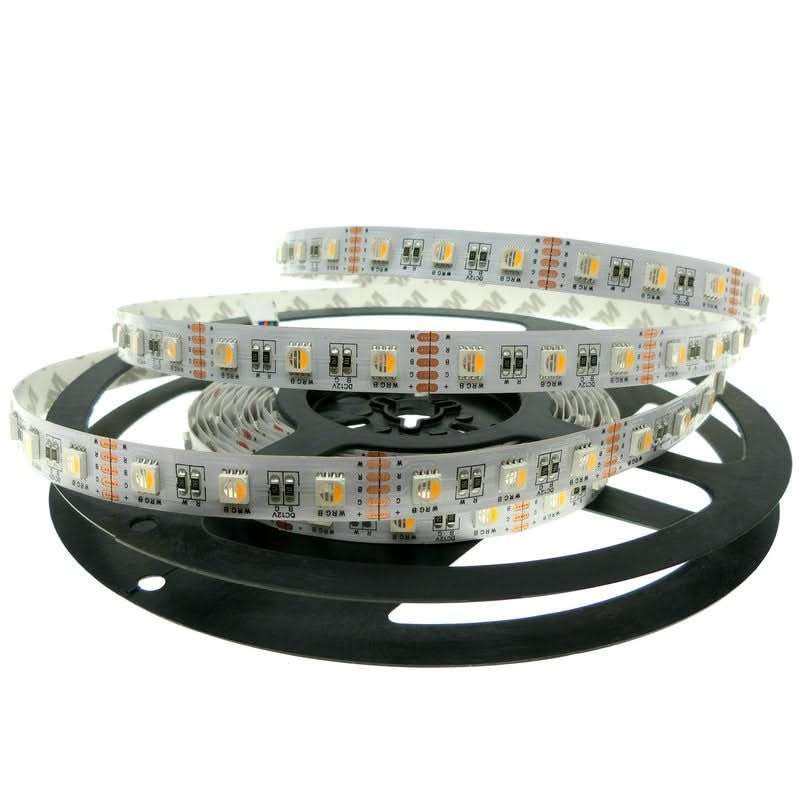 RGBW LED Striplight 12V - (5m Roll) - Waterproof / RGB+WW