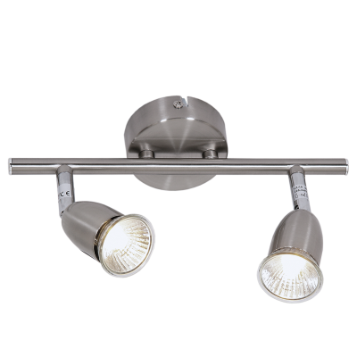 Satin Chrome Spotlight - 2 Light