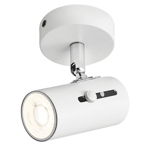 1 Light Matt White Ceiling Spotlight