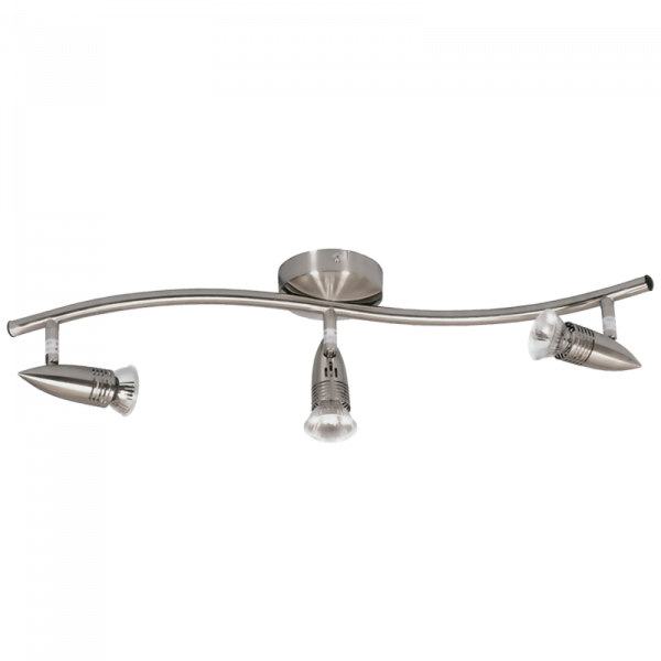 Satin Chrome Spotlight - 3 Light