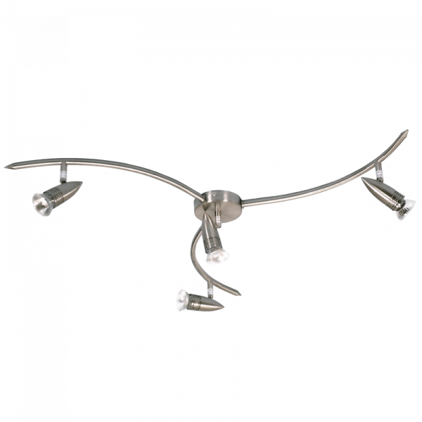 Satin Chrome Spotlight - 4 Light