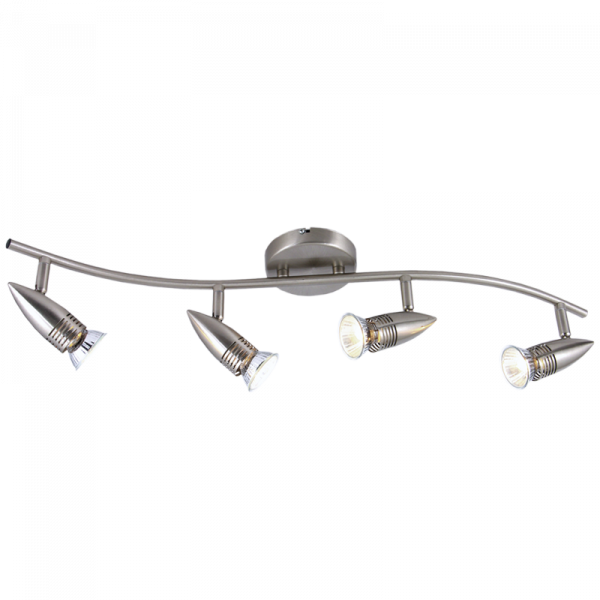 4 Light Satin Chrome Spotlight