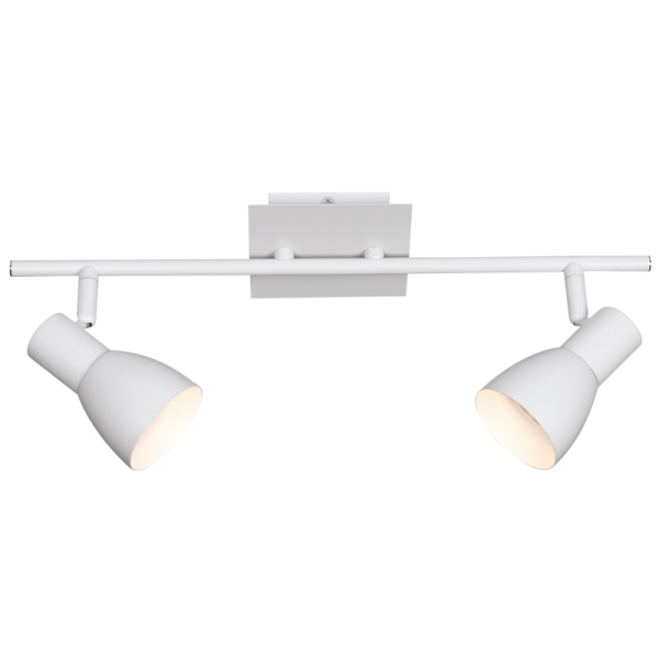 2 Light Matt White Spotlight