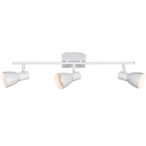 3 Light Matt White Spotlight