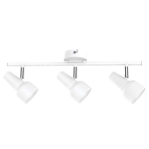 Mandini White 3 Light Ceiling Spotlight