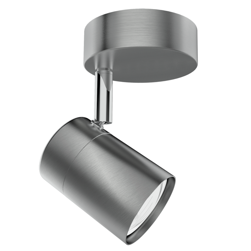 Sezela 1 Light Satin Chrome Spotlight