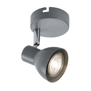1 Light Grey Ceiling Spotlight