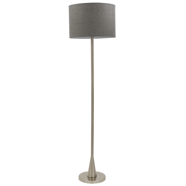 Satin Chrome Standing Floor Lamp