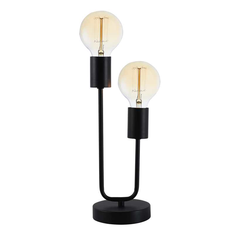 Hensel Matt Black Table Lamp