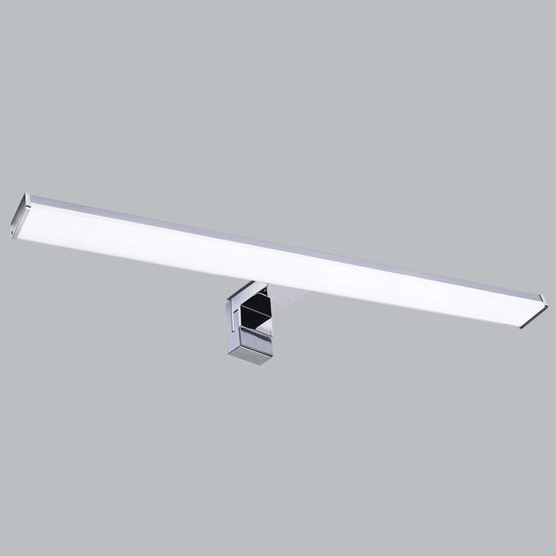 Polished Aluminium and Polycarbonate Mirror Light, IP44