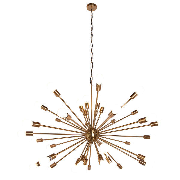 Supernova 40 Satin Gold Pendant Light