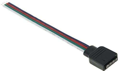 RGB LED Strip Light Connectors (4-pin to wire)