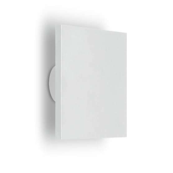 Focal Square White Backlit LED Wall Light (Coastal) (Spazio)