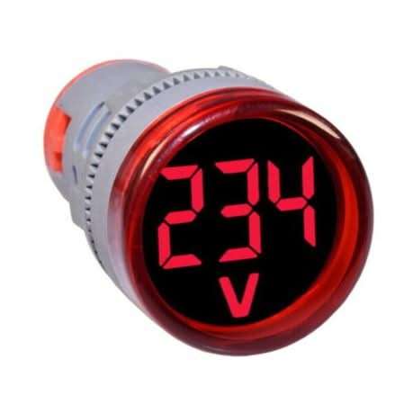 AC50 - 450 Voltage Display Meter Red