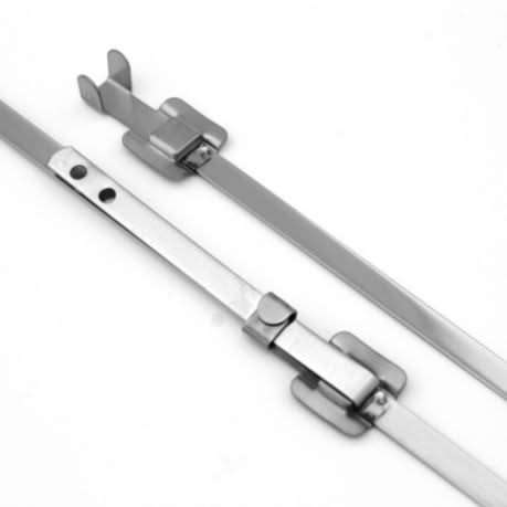 Releasable Fold Locking 300mm Stainless Steel Cable Tie - 30 Pack