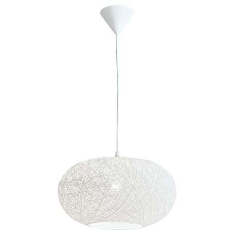 400mm White Twine Pendant