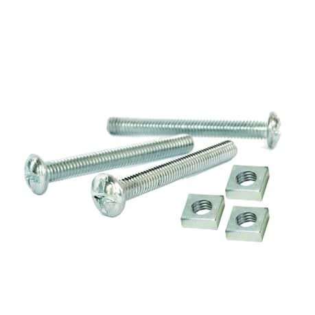 Gutter Bolts & Nuts 65mm x 6mm - 25 Pack