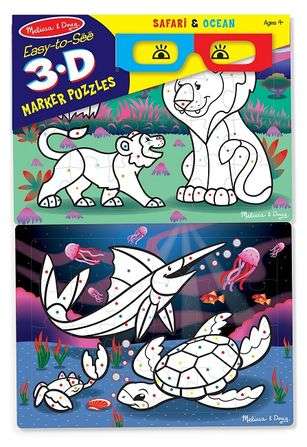 3D Colouring Puzzles - Safari & Ocean