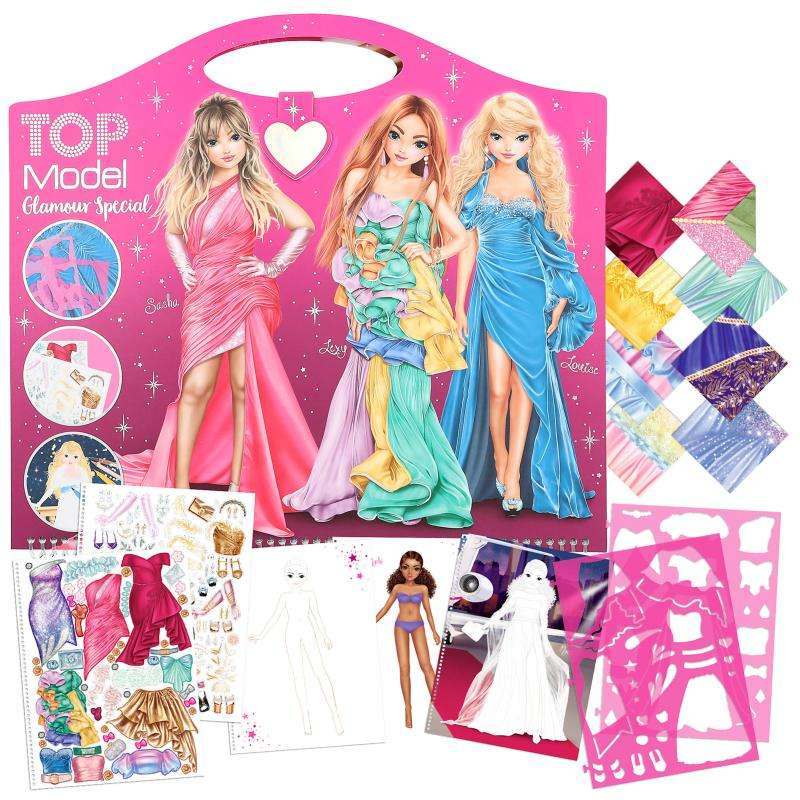 Top Model Create Your Glamour Special Colouring Book