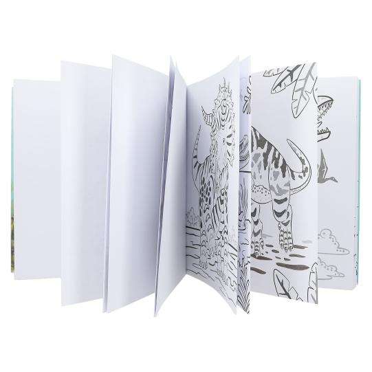 Dino World Water Colour Book with Brush