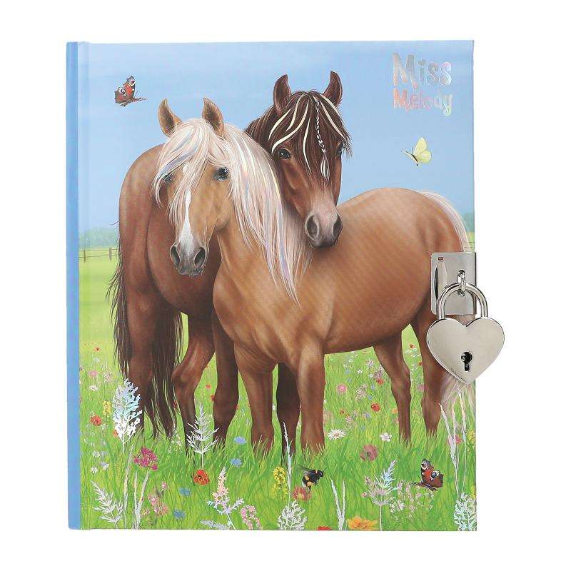 Miss Melody Diary Heartlock & Key (Horses)