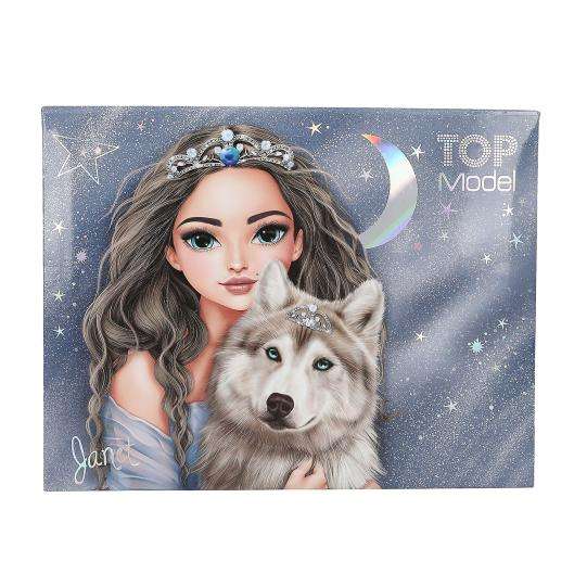 Top Model Stationery Box Wolf with Mirror