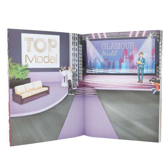 Top Model Glamour Stickerworld with 6 x Sticker Pages