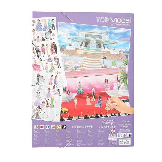 Top Model Glamour Stickerworld with 6 x Sticker Pages