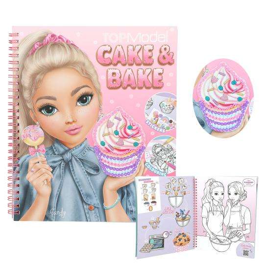 Top Model Cake & Bake Colouring Book