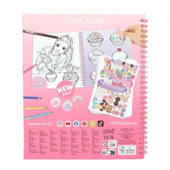 Top Model Cake & Bake Colouring Book