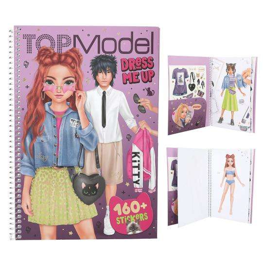 Top Model Dress Me Up Big Rebel Kitty (160+ stickers)