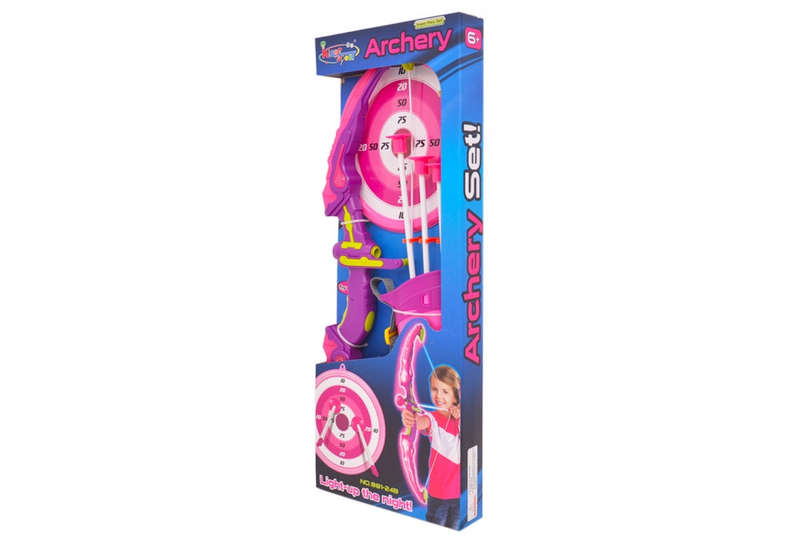 Pink Archery Set With Target