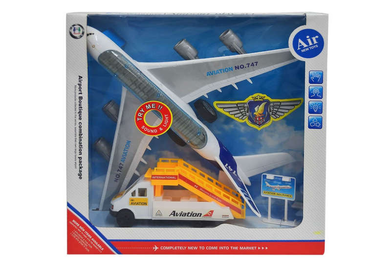 Friction Airplane with Light & Sound