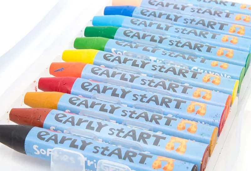 Early Start Softies Tri-Grip Crayons 12pc