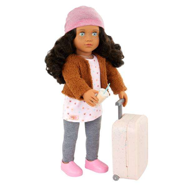 OG Doll Traveler Lisandra 18 Inch Black Hair
