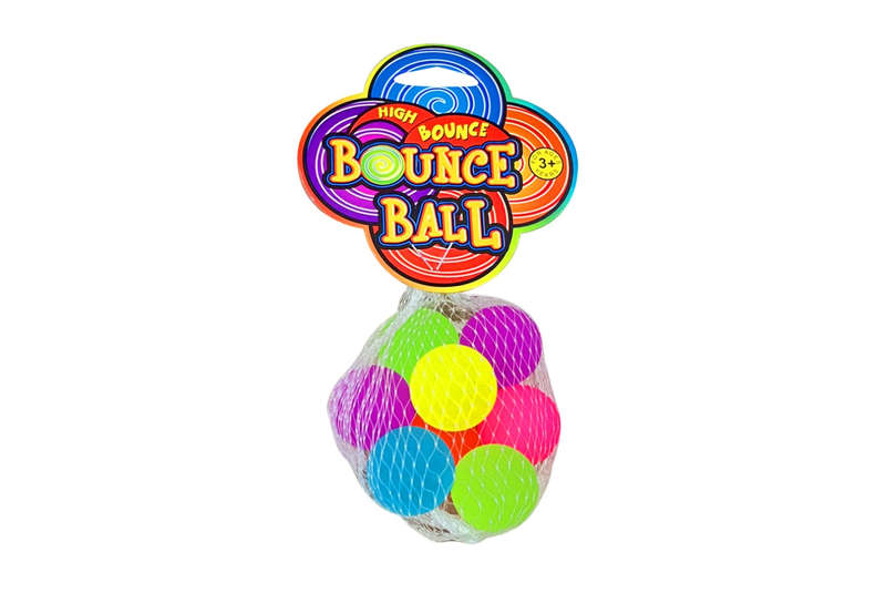 Glow In The Dark Bouncing Balls 8pc (in net)